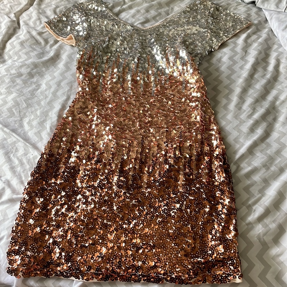 Sequin Midi Dress